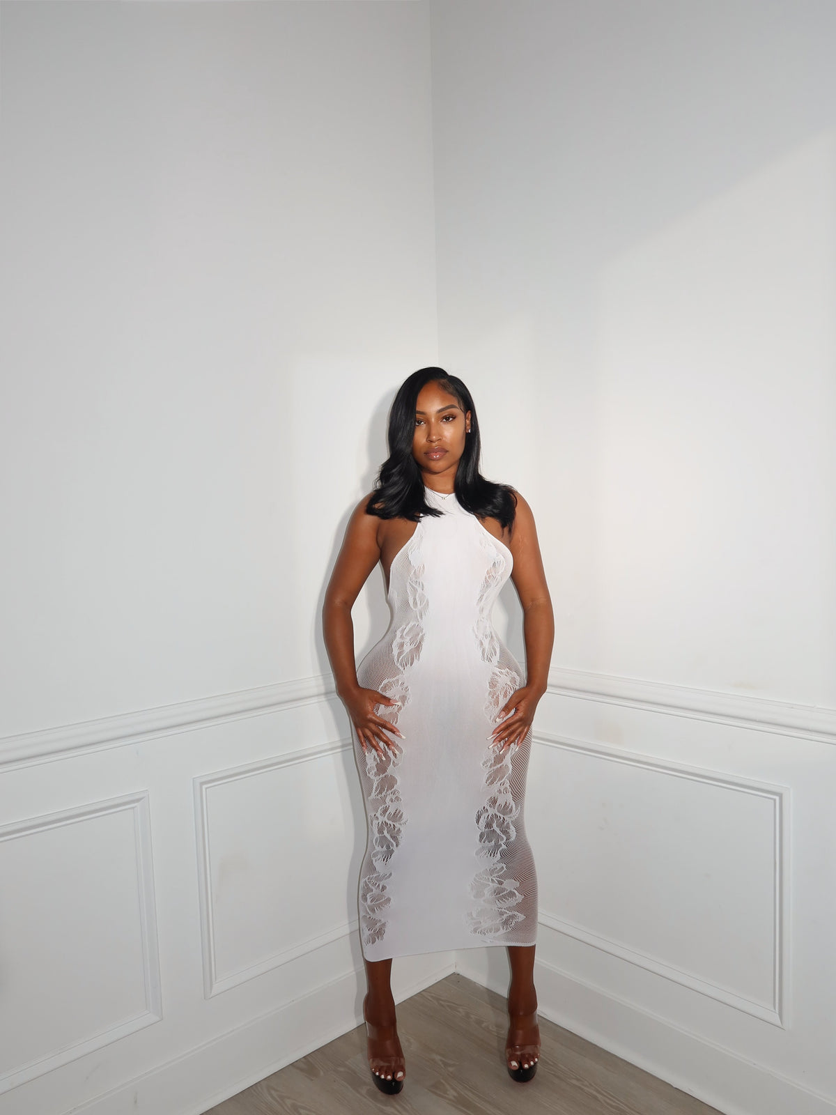 ALLENAH DRESS [ WHITE ]