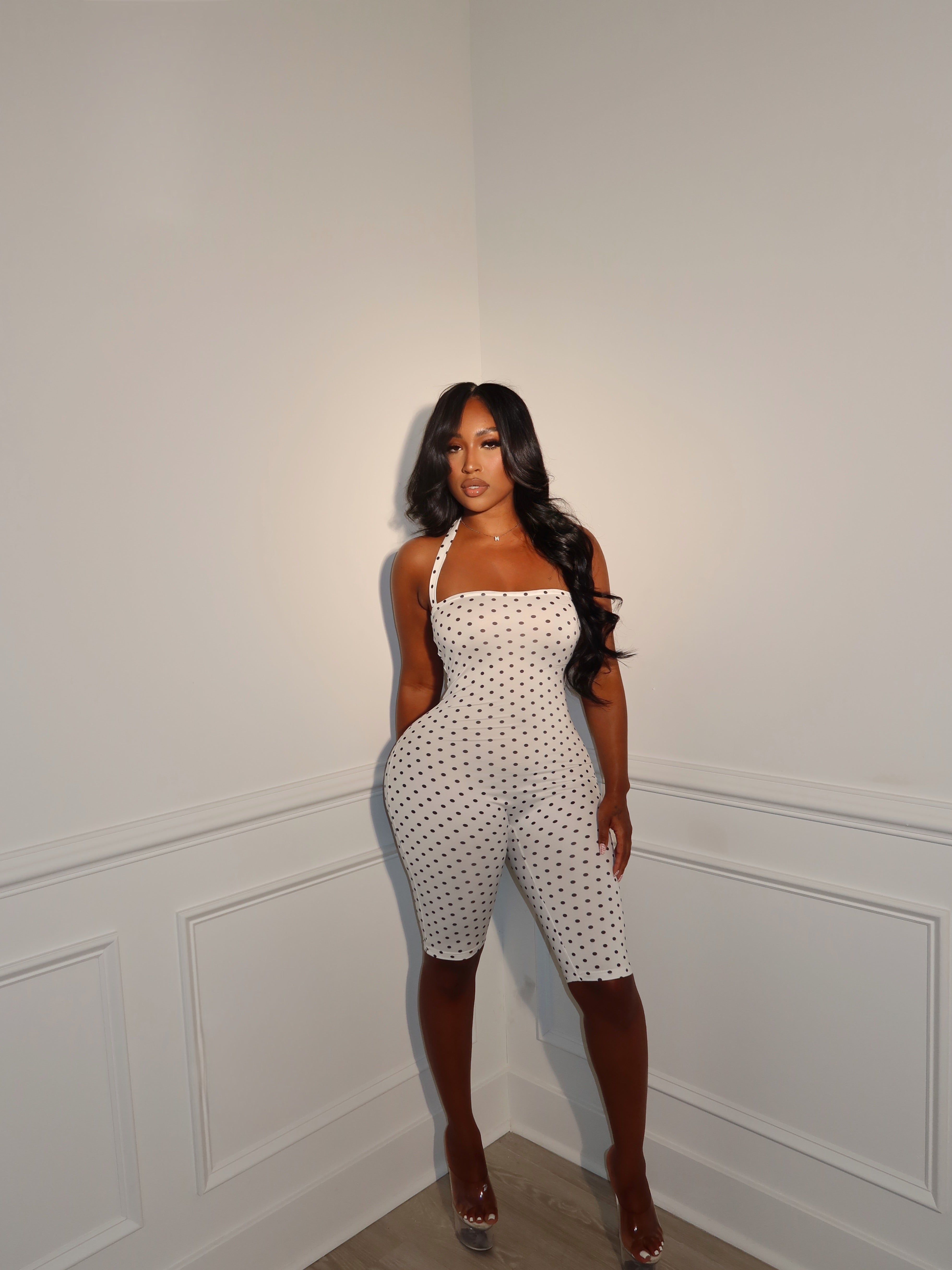SWEET SPOT JUMPSUIT [ WHITE ]