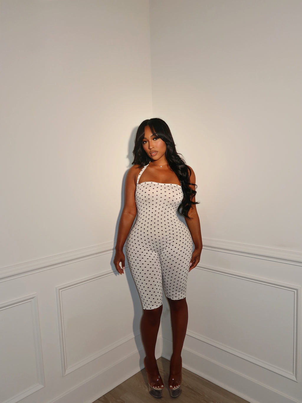 SWEET SPOT JUMPSUIT [ WHITE ]