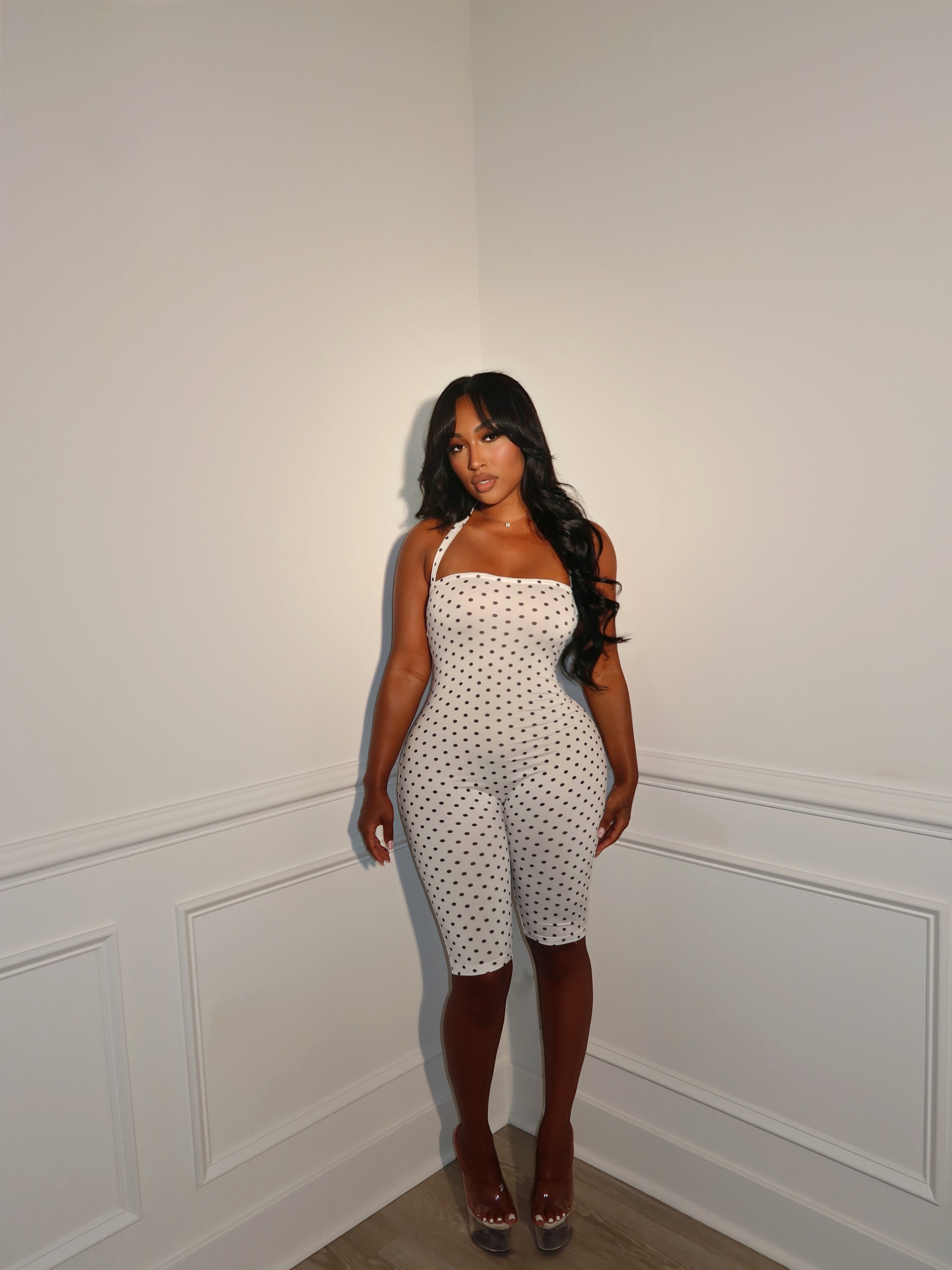 SWEET SPOT JUMPSUIT [ WHITE ]