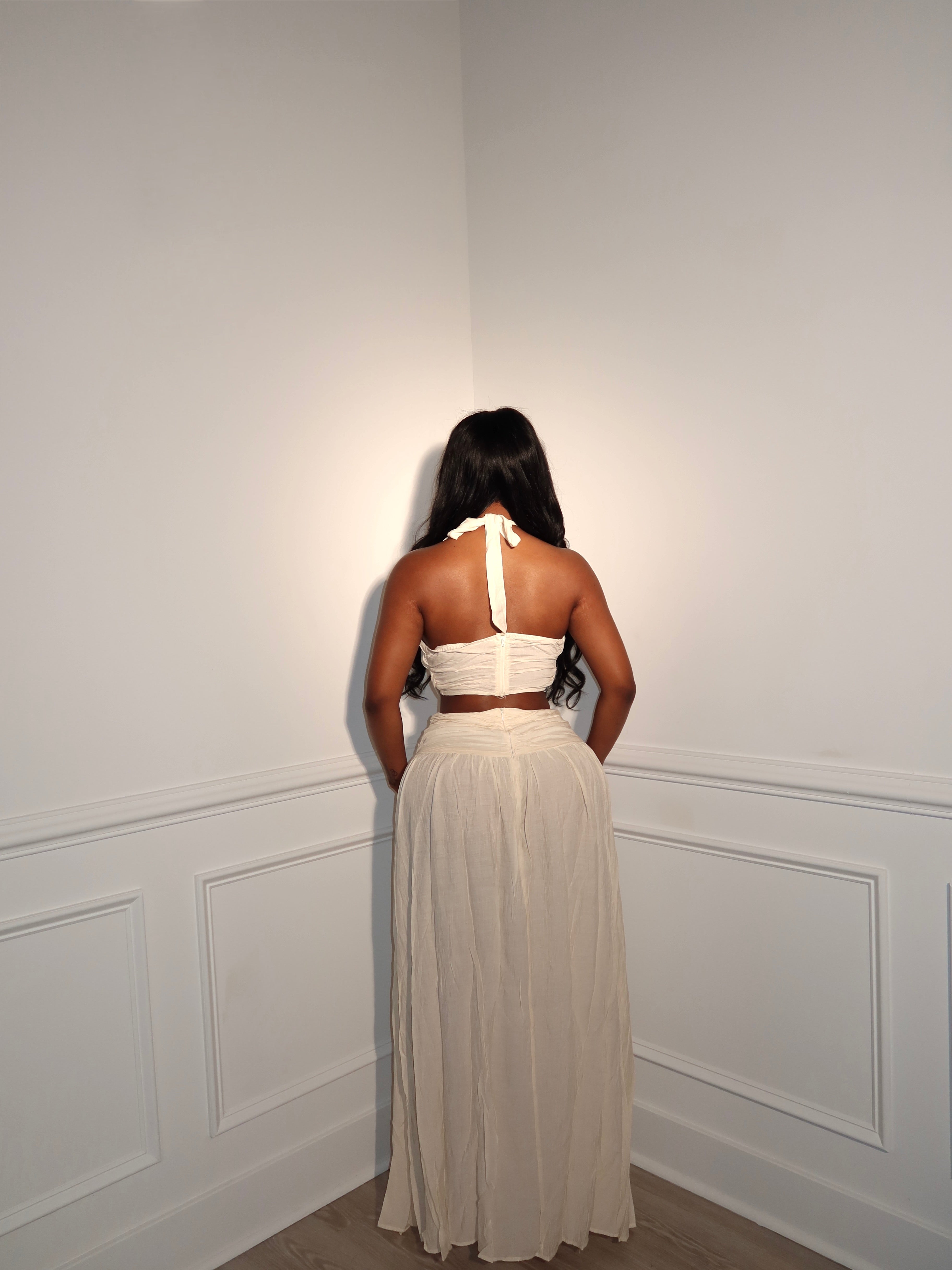 GODDESS DRAPE GOWN
